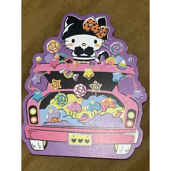 Sanrio Hello Kitty Halloween Wall Art Candy Purple Candy Silver Buffalo Rare Toy - Picture 12 of 16